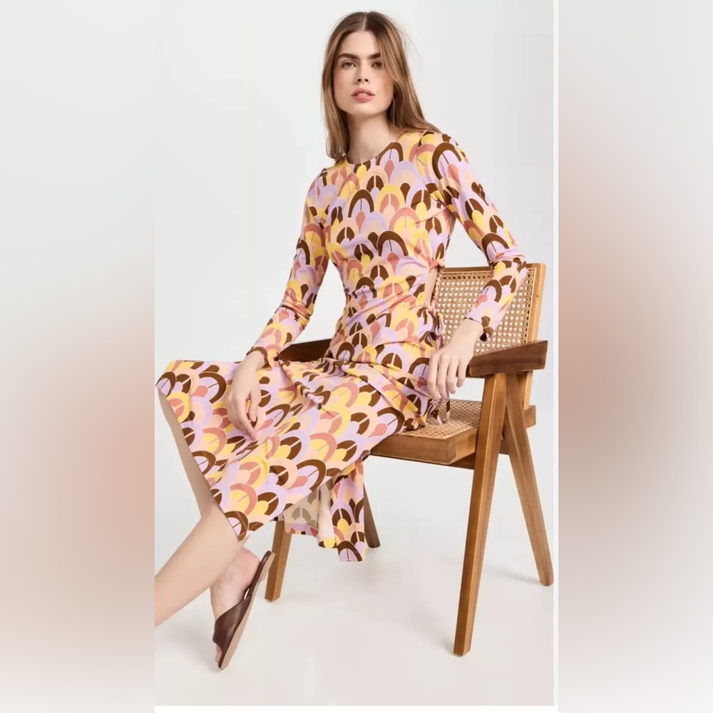 Celeste Geo Print Cutout Cotton Jersey Dress
Cara Cara size S